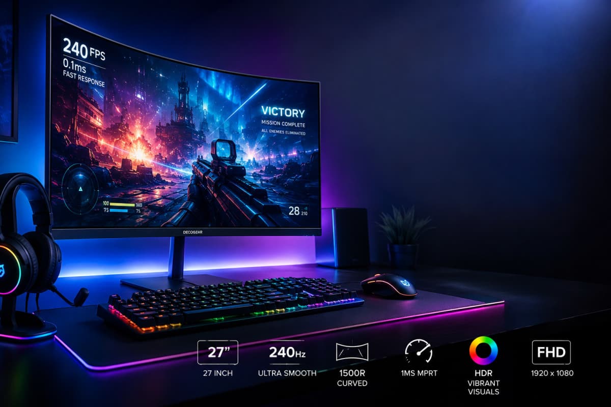 Deco Gear 27” 240Hz Gaming Monitor Review 2026 Best